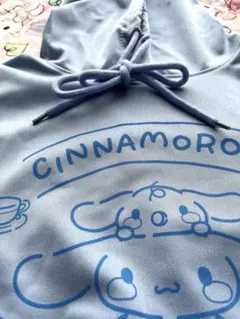 新品 シナモロール フード付きパーカー ライトブルー サンリオ