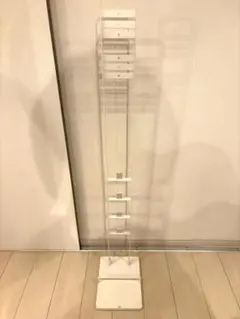 ホワイトハンガーラック スリムデザイン