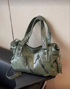 レザーバッグ ショルダー 通学 スクバ スクールバッグ トートバッグ