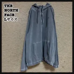 【ノースフェイス】ハーフジップパーカー　ワンポイントロゴ　ダークグレー　G2