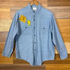 70'S 刺繍入り シャンブレーシャツ WASHINGTON DEE CEE - メルカリ