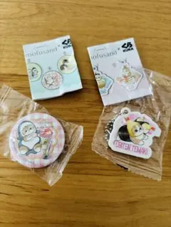 mofusand くら寿司 ビッくらポン 缶バッジ　ラバーチャーム