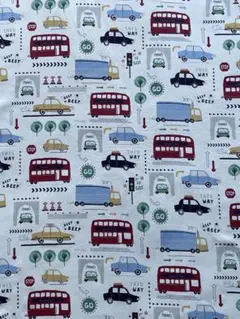 一級遮光 カーテン 100cm x 200cm 車 働く車 子供部屋 男の子部屋