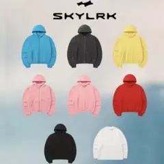 希少✨SKYLRKジップパーカー S 正規品 Justin着用 SKYLRK / Zip Hoodie 