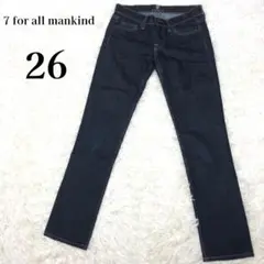 美品 7 for all mankind ストレートデニム 026 USA 濃紺