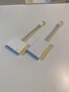 Lightning HDMI 変換コネクタ 2ポート ホワイト