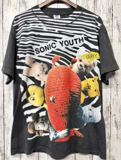 極希少 USA製 Sonic Youth ソニックユース tee Tシャツ 古着 90'S “SONIC YOUTH by Tannis Root” VINTAGE T-SHIRTS SIZE:L SOLD OUT