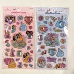 【正規品】ディズニー　グリッタージュエルシール　プリンセス　シンデレラ　2枚