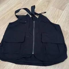 ブラック カジュアル ベスト