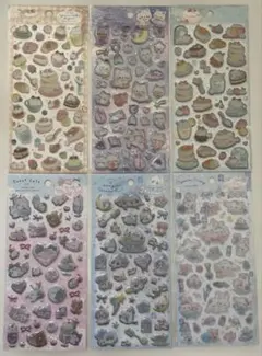 ぷっくりシール　6枚セット