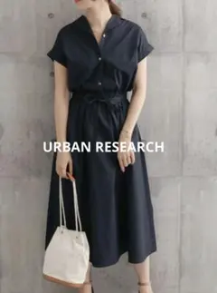 URBAN RESEARCH DOORS　オープンカラーシャツワンピースのサムネイル