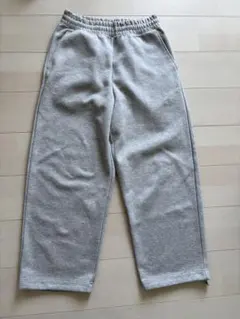 ユニクロC　UNIQLO グレー スウェットワイドパンツ