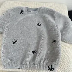 ranshes ボアトレーナー 120cm グレー