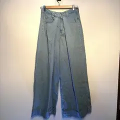 JEANASIS ワイド デニムパンツ フリーサイズ