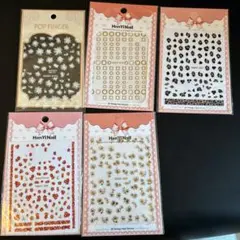 ネイルシール　まとめ売り　5枚セット