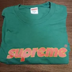 Supreme グリーン ロゴ Tシャツ