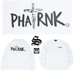 【PHATRNK✙ファットランク】 CHRISTロゴ ロンT S 白のサムネイル