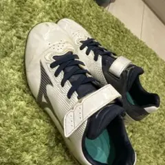 ミズノ トレーニングシューズ ホワイト/ネイビー