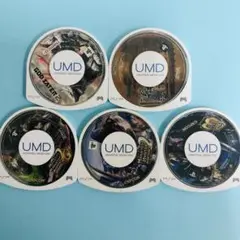 PSP ゴッドイーター2モンスターハンター4種 全5枚セット