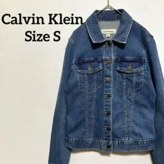 【Calvin Klein Jeans】カルバンクライン デニムジャケット S