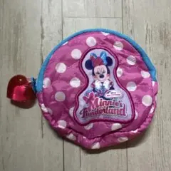 ミニパルガチャカプセルトイポーチピンクドットミニーパルパルーザディズニー