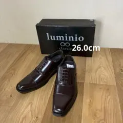 訳あり特価 ★luminio ビジネスシューズ　ブラウン　26㎝のサムネイル