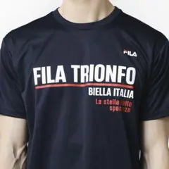 FILA TRIONFO Tシャツ ネイビー メンズのサムネイル