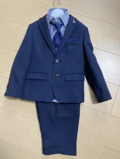 ELLE EN NOIR エルアンノアール　紺　ネイビー スーツ 110