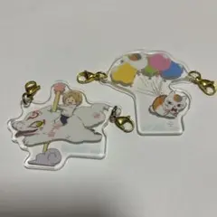 夏目友人帳 一番くじ G賞 アクリルチャーム ニャンコ先生とあやかし遊園地