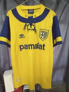 Lotto Parma A.C. ユニフォーム イエロー ネイビー - メルカリ