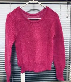 【新品】COCODEALレディースニット♡パープル系ピンク♡