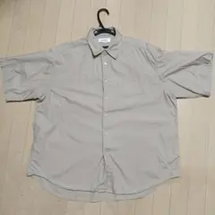 MONO-MART 半袖シャツ ベージュ Lのサムネイル