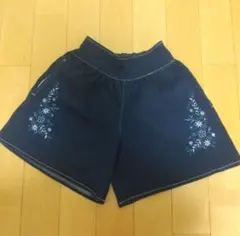 花柄 キュロットスカート　半ズボン