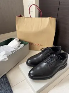 リーガル　プレーントゥ　レザードレススニーカー 25.5cm