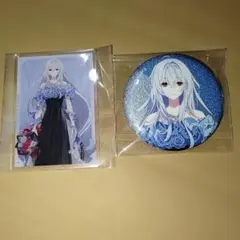 アークナイツ ドレスアップ スカジ 缶バッジ アクリルカード