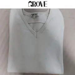 GROVE アイボリー Vネック
