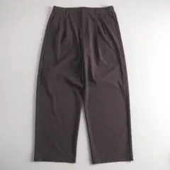 無印良品　XL　紳士　乾きやすいイージータックワイドパンツ　モカブラウンのサムネイル