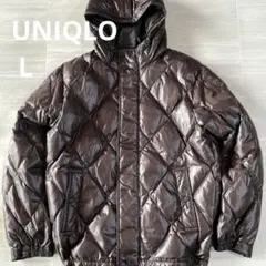 UNIQLO プレミアムダウンジャケット キルティング L y2k 光沢