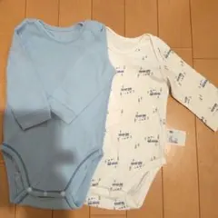 ユニクロ ベビー長袖肌着2枚セット70cm