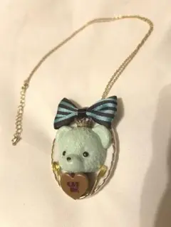 クマ型ペンダント ネックレス　チェルシィ