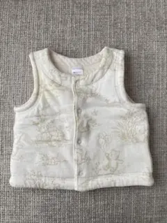 GAP オーガニックコットン　リバーシブルベスト　3-6month