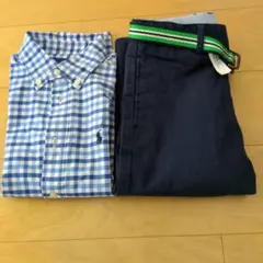 Ralph Laurenシャツ、パンツセット売り（6歳〜7歳）