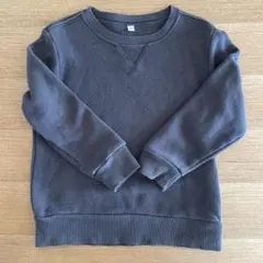 グレー トレーナー　キッズ 110 無印良品