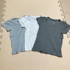 西松屋　肌着　半袖　セット　90cm 白　グレー　水色　黒　Classic