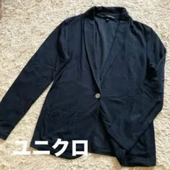 ユニクロ 薄手カーディガン 黒 Mサイズ