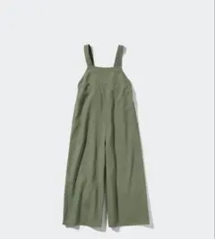 KIDS UNIQLO リネンブレンドサロペット