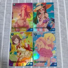 ガンダムアーセナルベース、ミーアキャンベル、エル、チナ、ミライ、サマープロモ4枚