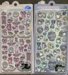 【正規品】クーリア　BONBON DROP キャラクターシール 2シートセット