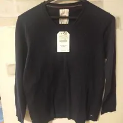 ZARA ネイビー Vネックニット 11-12歳