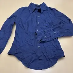 ネイビー 長袖シャツ